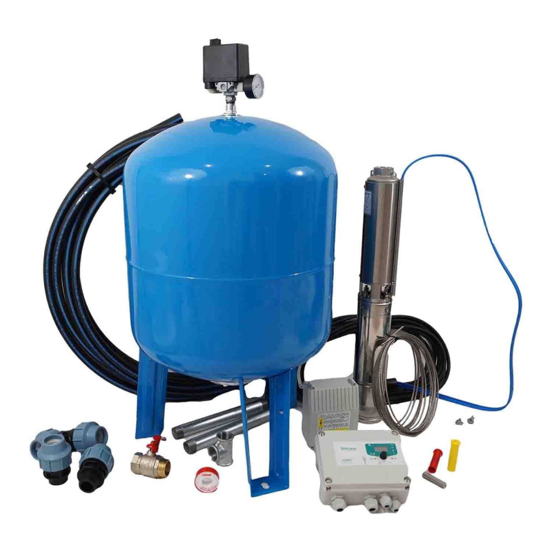 Installer une pompe immergée automatique dans un puits ou une cuve